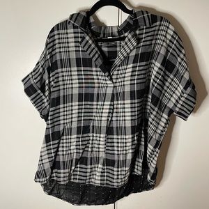 Plaid blouse